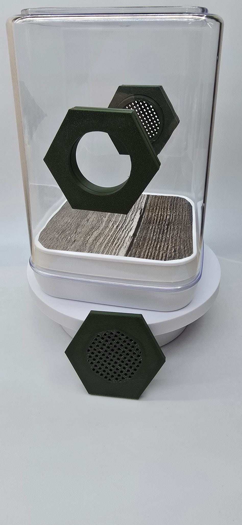 Magnetic Vent/Feed Port Set: 3D Printed Jumping Spider Enclosure