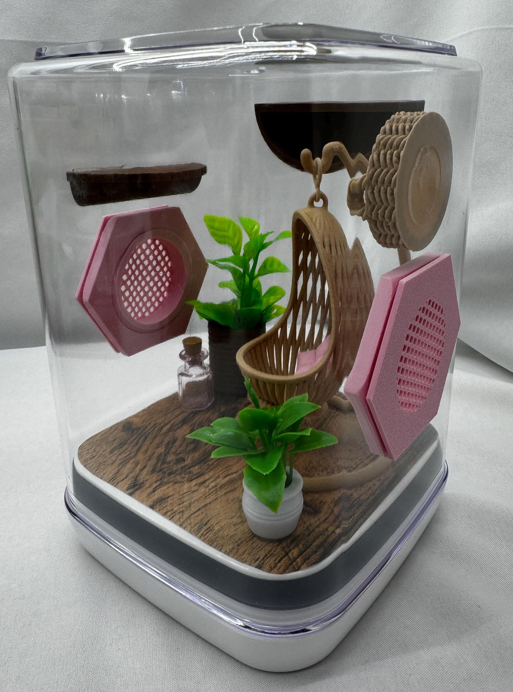 Boho jumping spider enclosure, pet house,