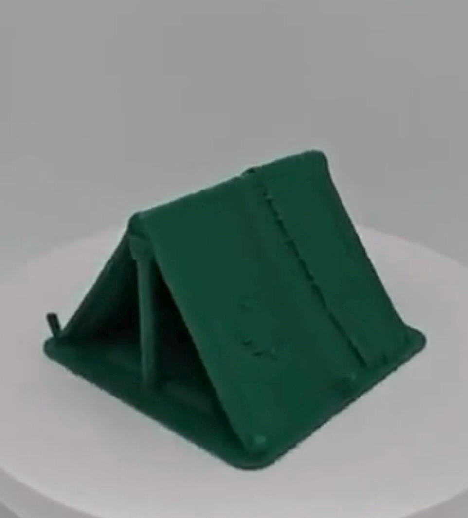 Tent for jumping spider enclosure