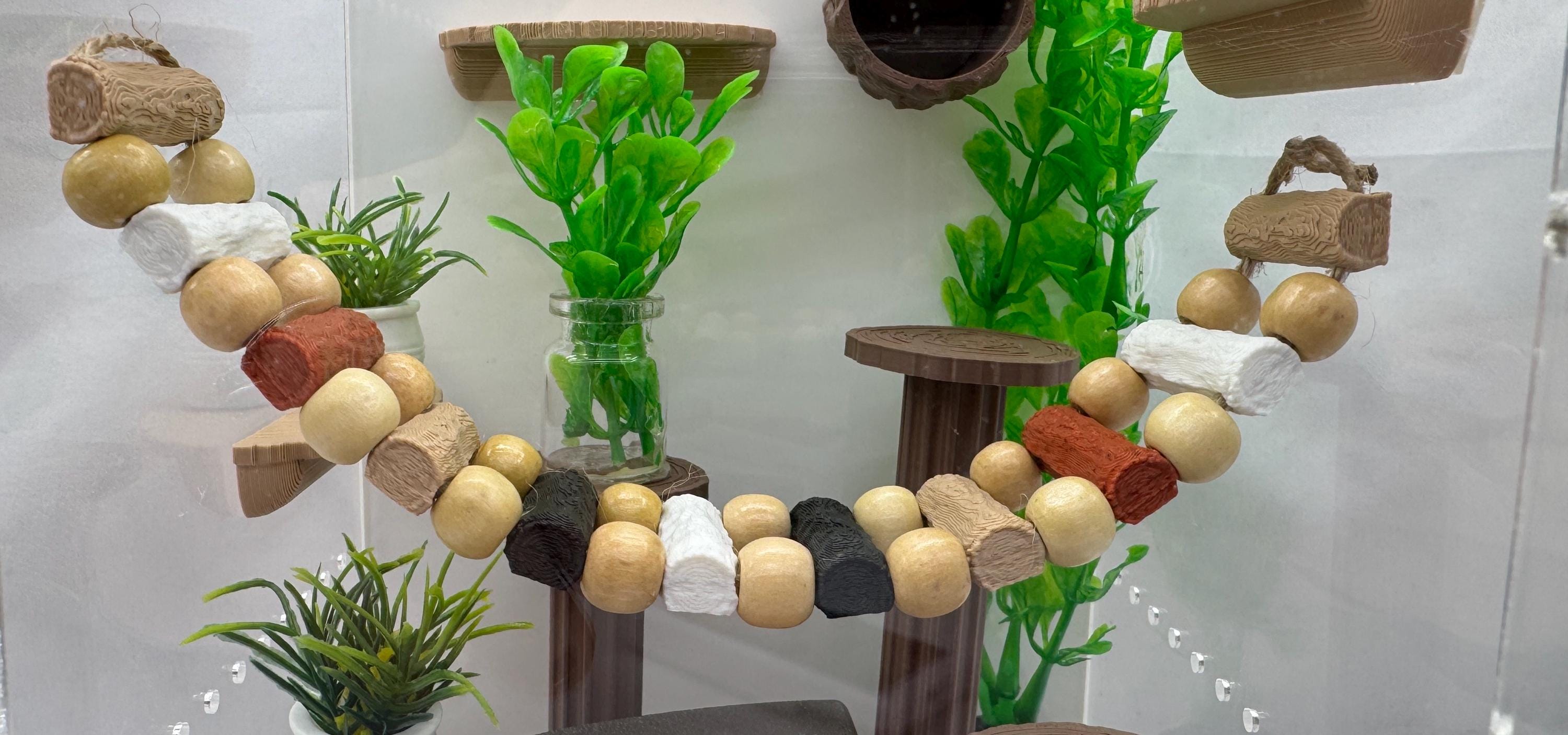Bridge, jumping spider enclosure decor, accessories, magnetic