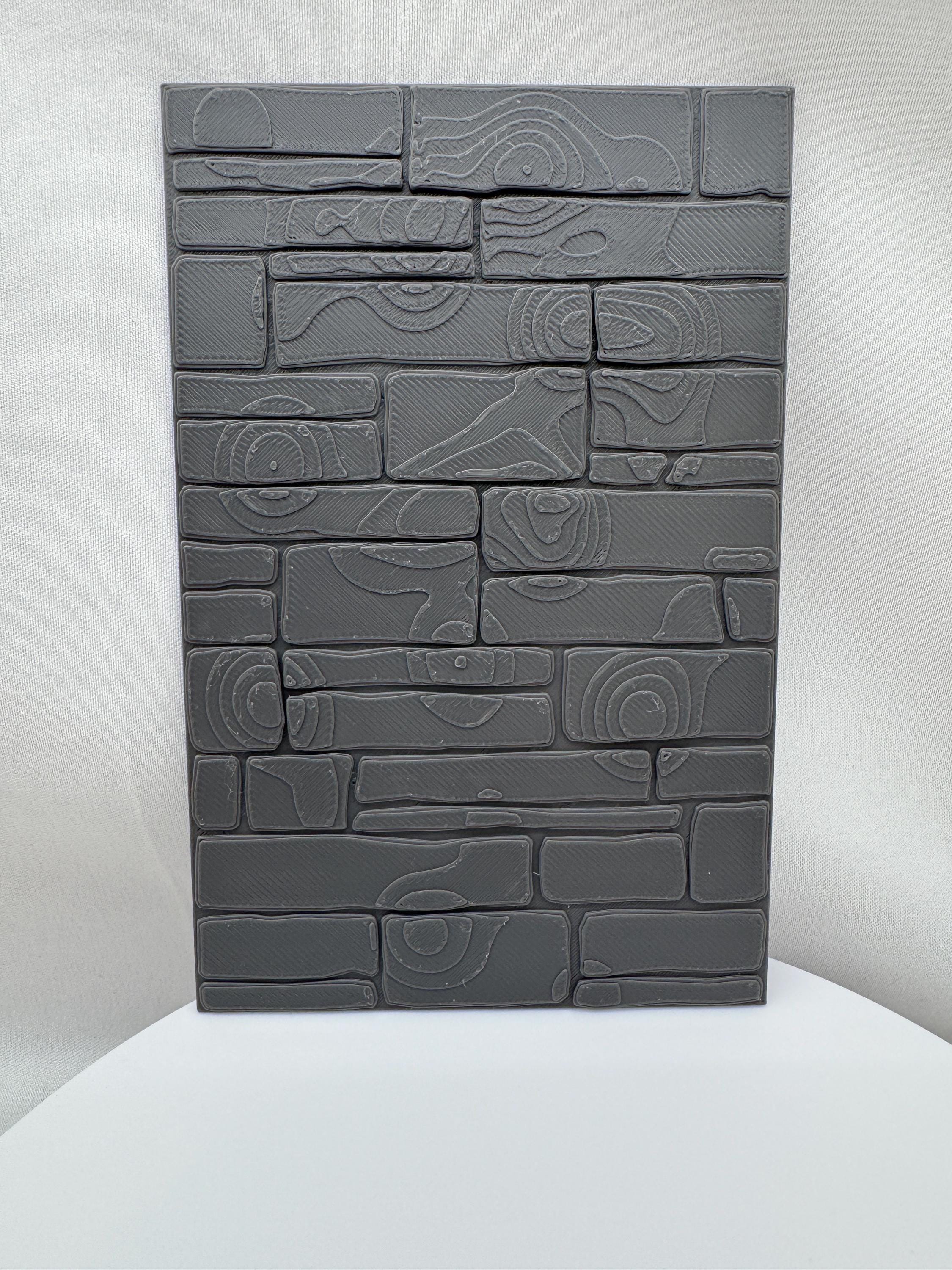 Stone Wall Background: Jumping Spider Terrarium Decor