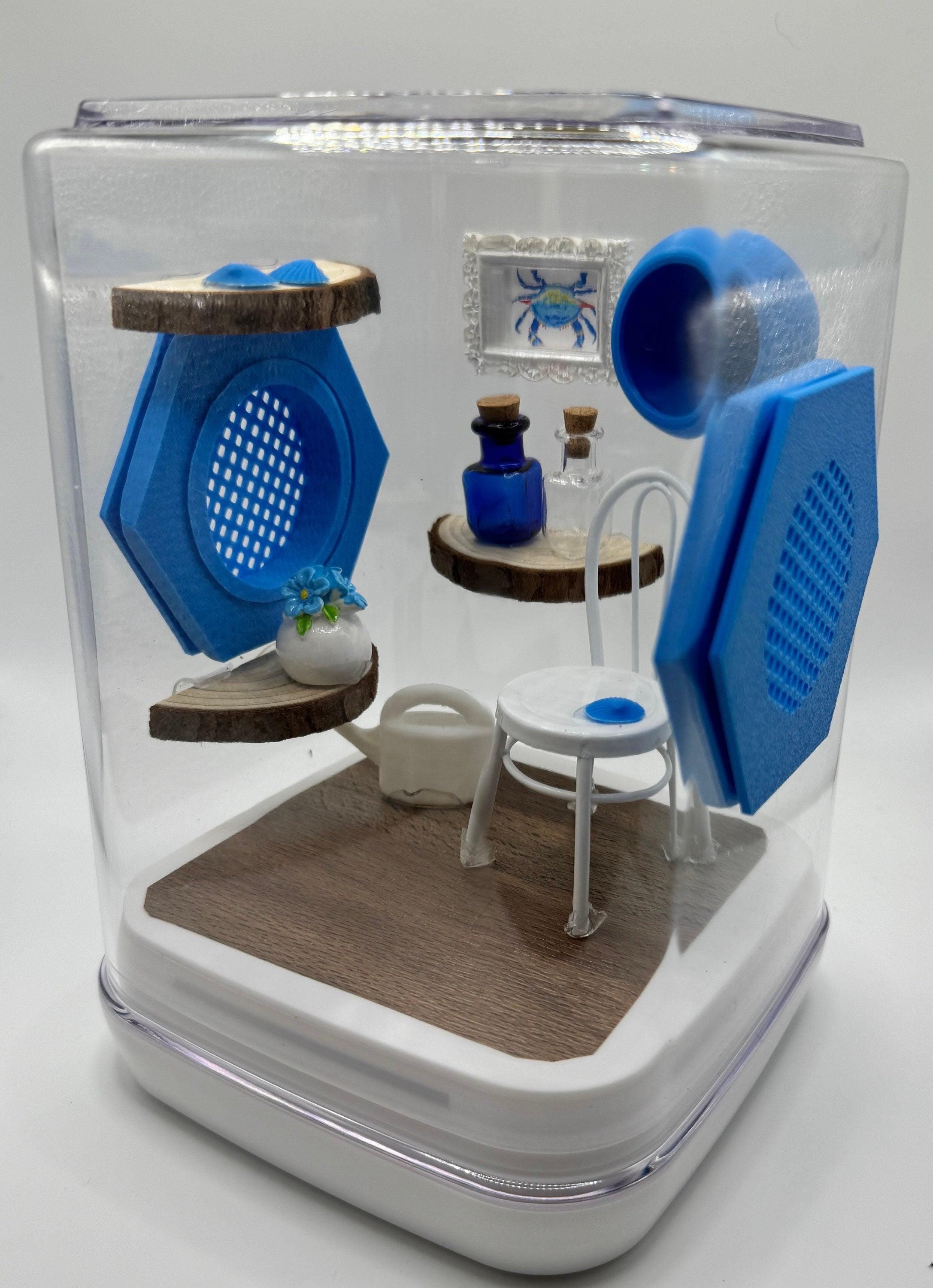 Accessory Pack for The Beach Cottage jumping spider enclosure, accessories, 3d printed