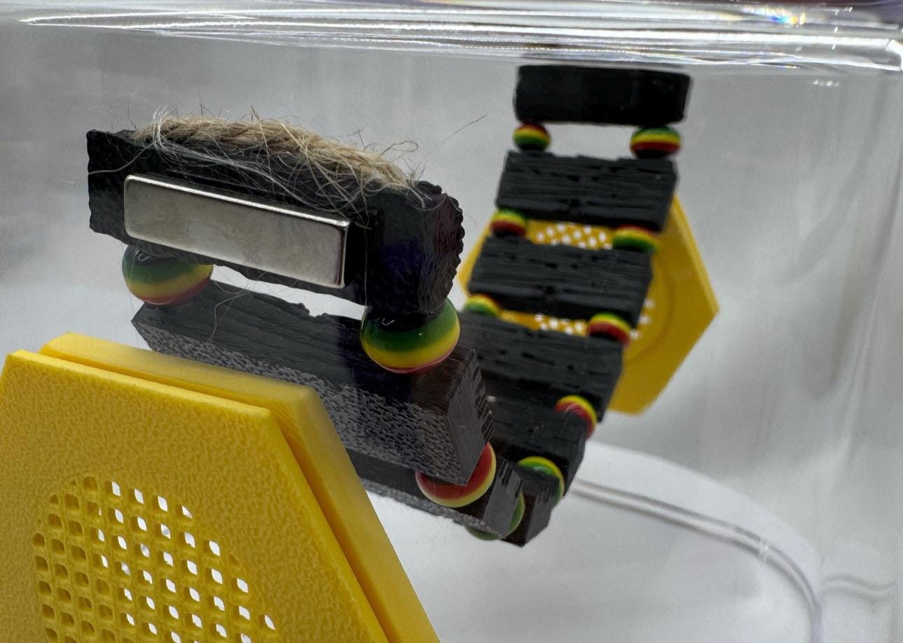 Bridge, jumping spider enclosure decor, accessories, magnetic