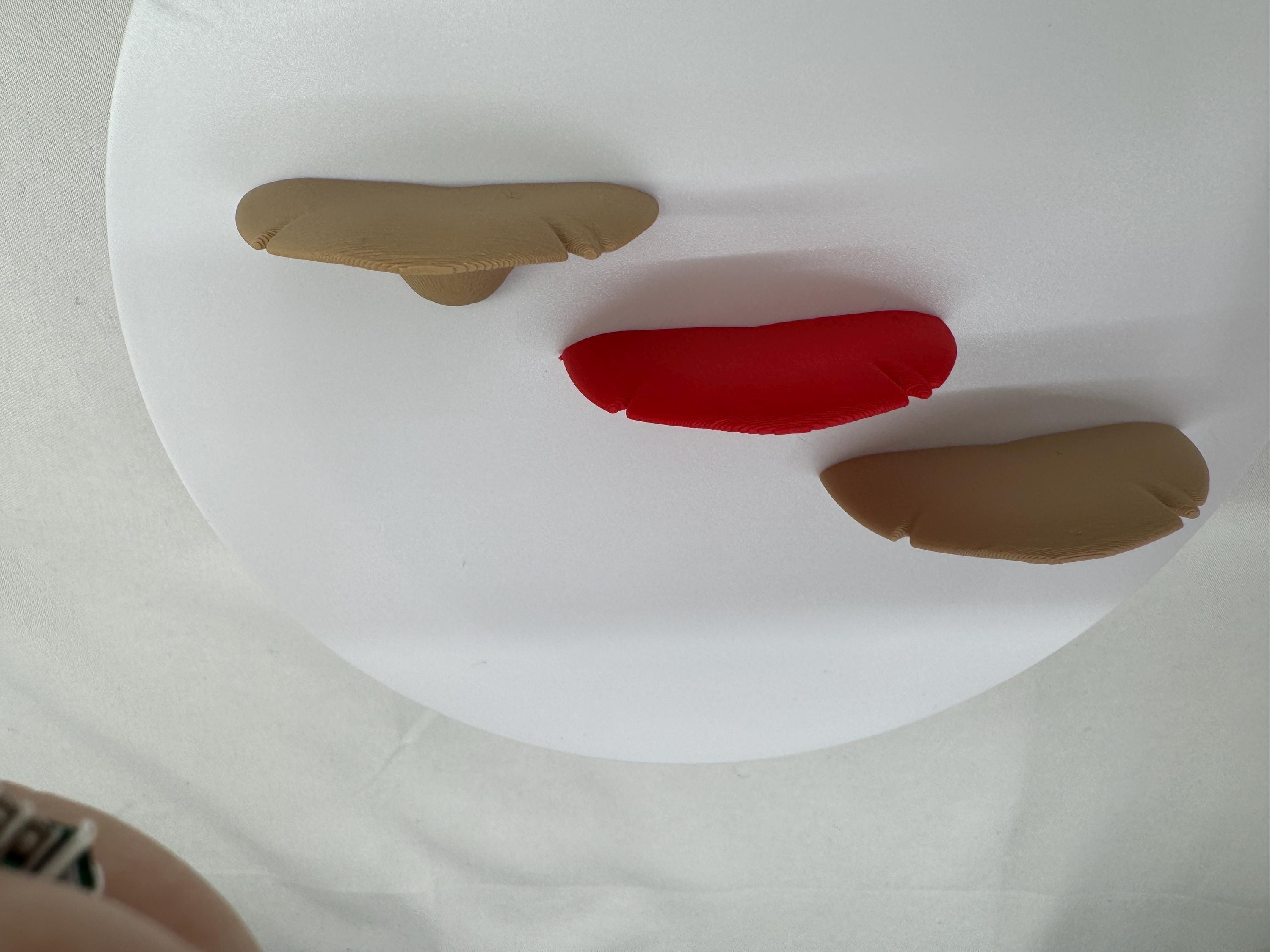 mushroom ledges, set of 3, jumping spider ledges, accessories