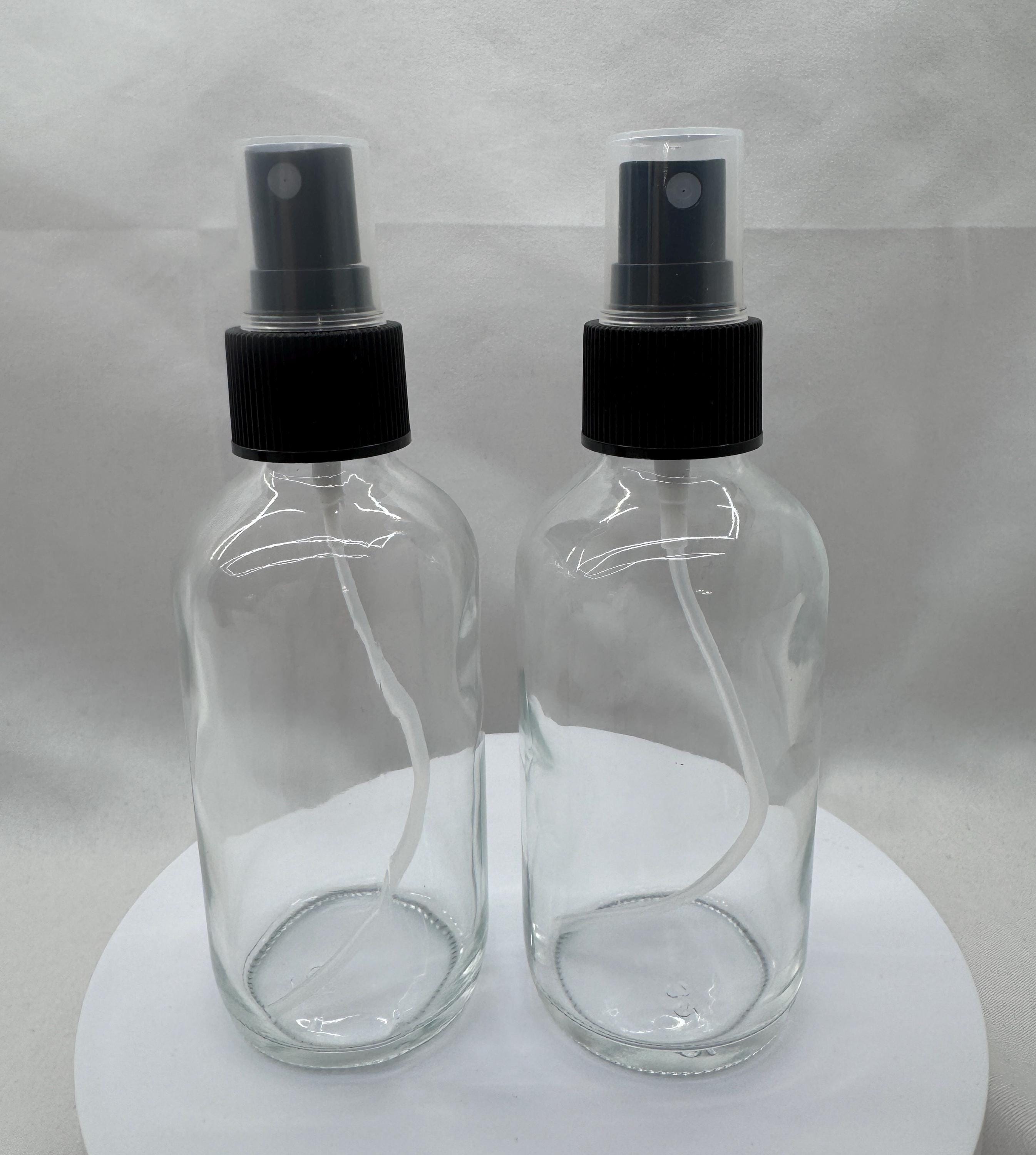 4 oz Glass Fine Mist Spray Bottle: Mister
