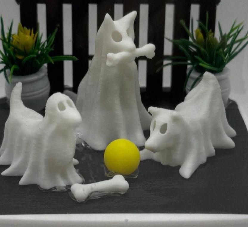 Jumping Spider Enclosure Decor - 3D Printed Ghost Dogs - Customizable