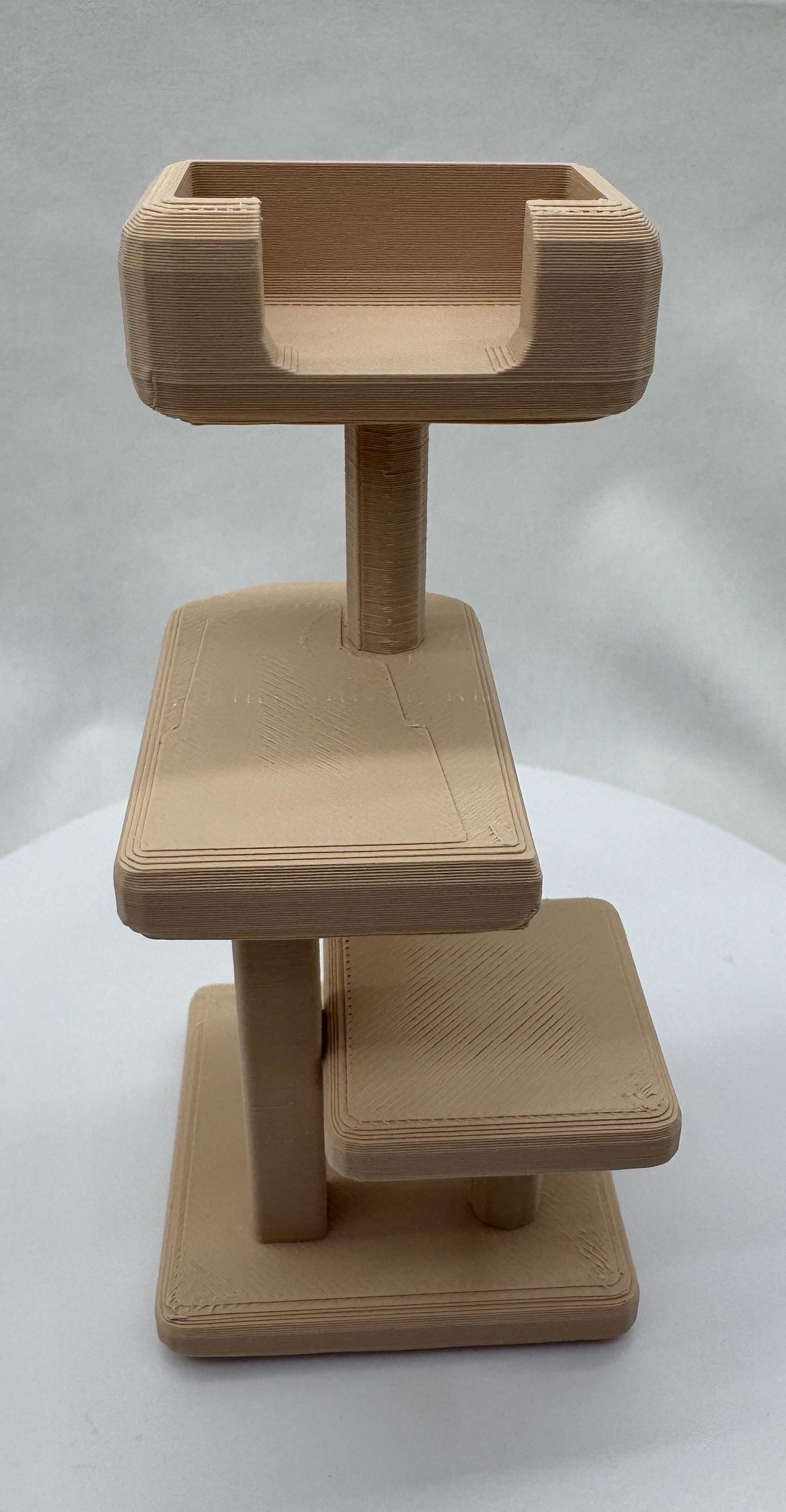 Jumping Spider Cat Tower & Hide | Customizable Enclosure Decor for Arboreal Spiders