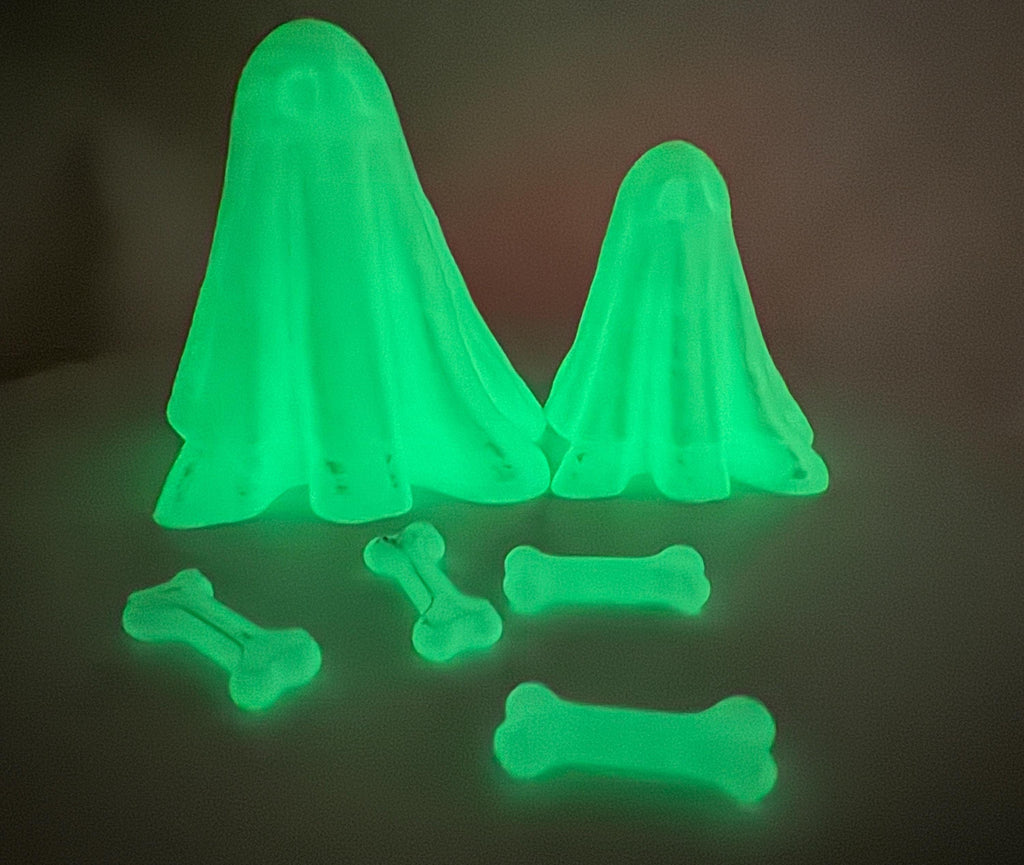 Ghosts, jumping spider decor, 3d printed, accessories
