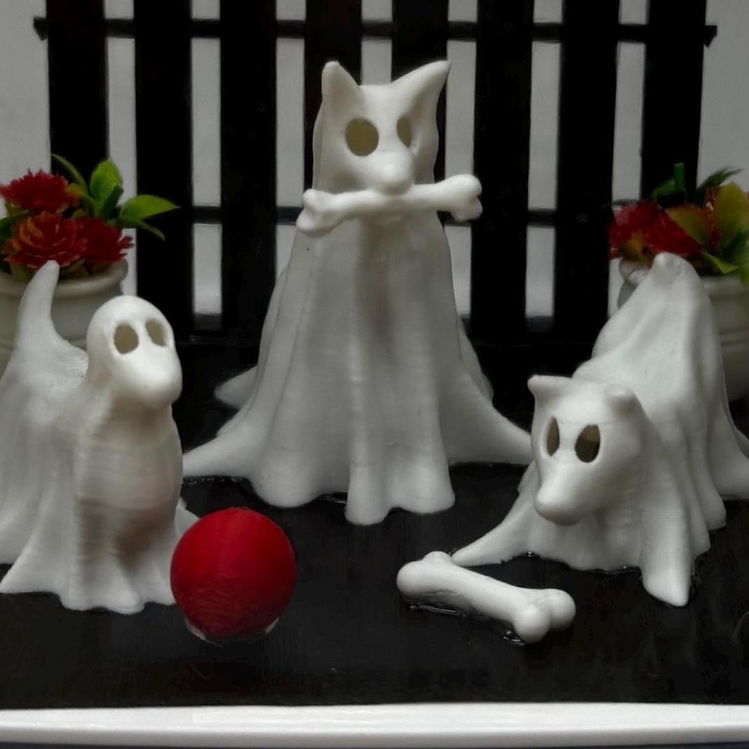 Jumping Spider Enclosure Decor - 3D Printed Ghost Dogs - Customizable