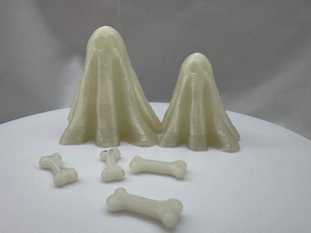 Ghosts, jumping spider decor, 3d printed, accessories