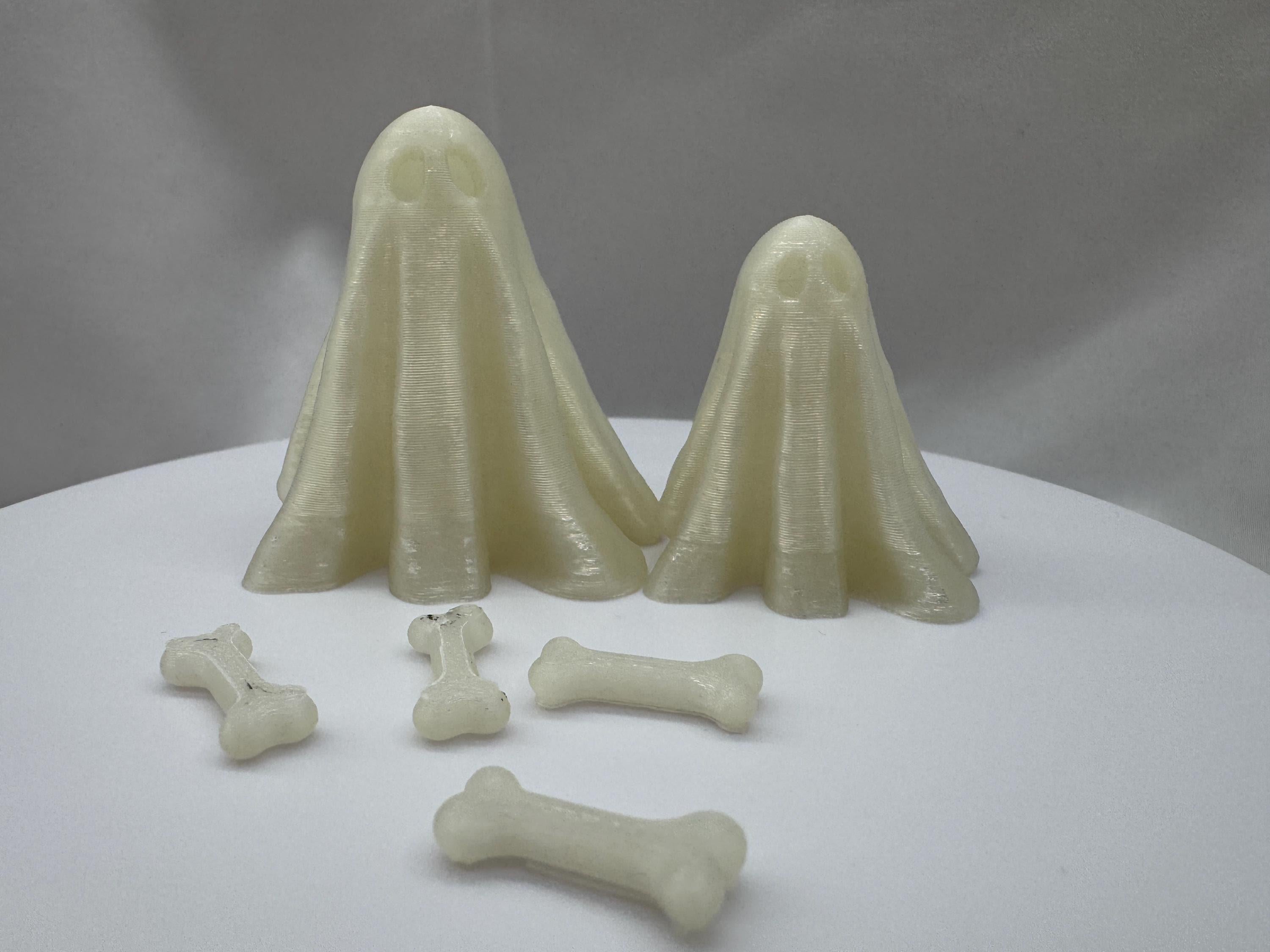 Ghosts, jumping spider decor, 3d printed, accessories
