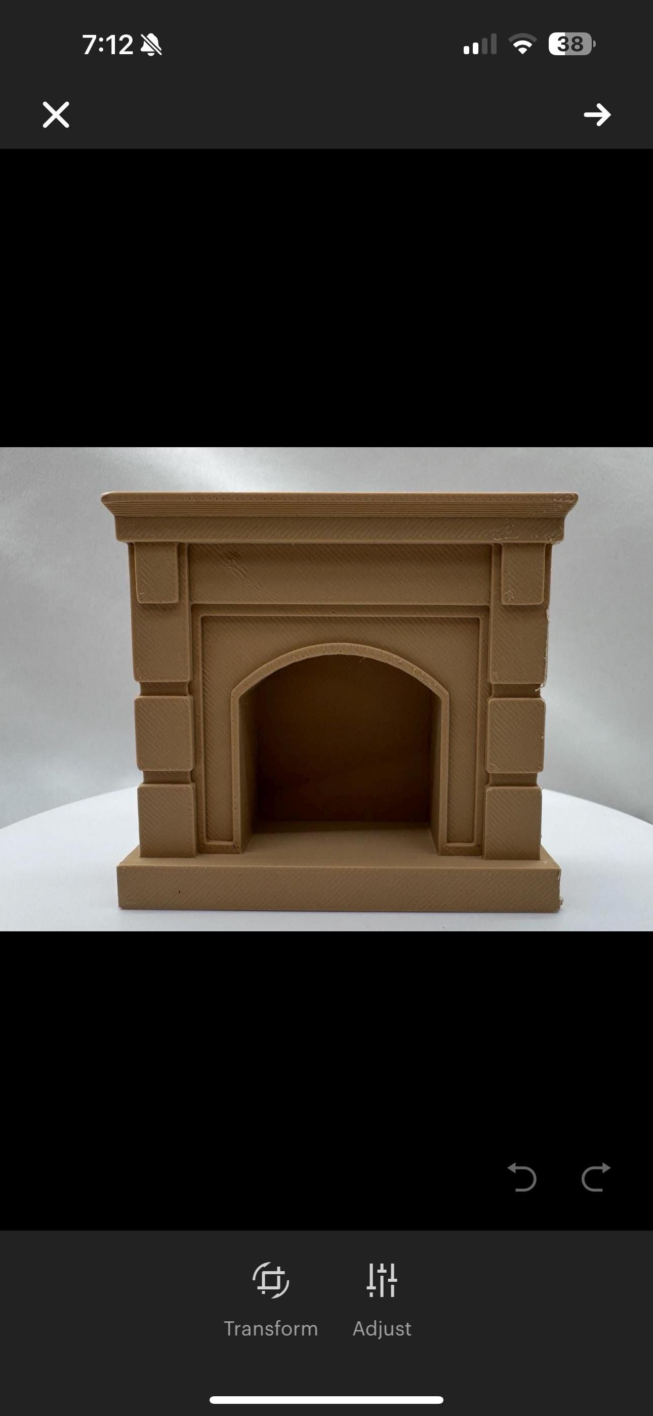Fireplace for jumping spider enclosure