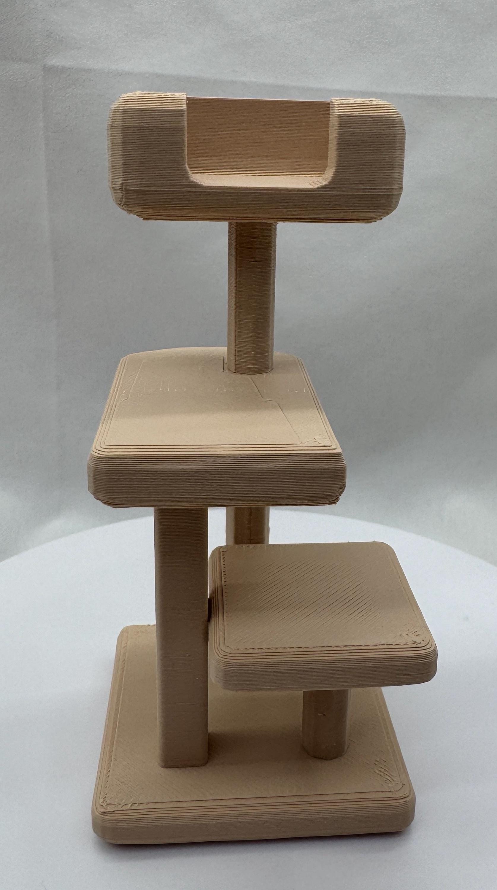 Jumping Spider Cat Tower & Hide | Customizable Enclosure Decor for Arboreal Spiders