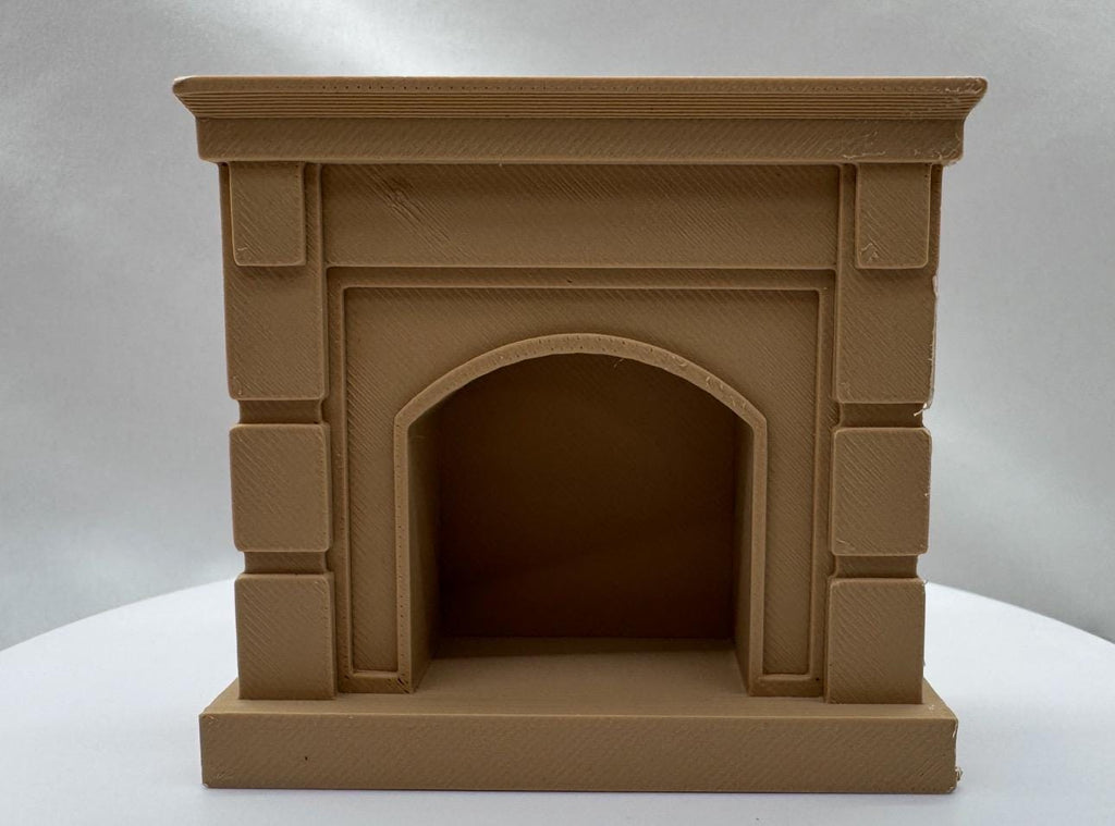 Fireplace for jumping spider enclosure