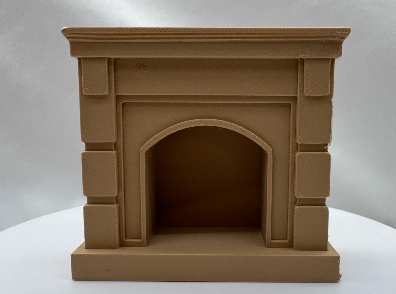 Fireplace for jumping spider enclosure