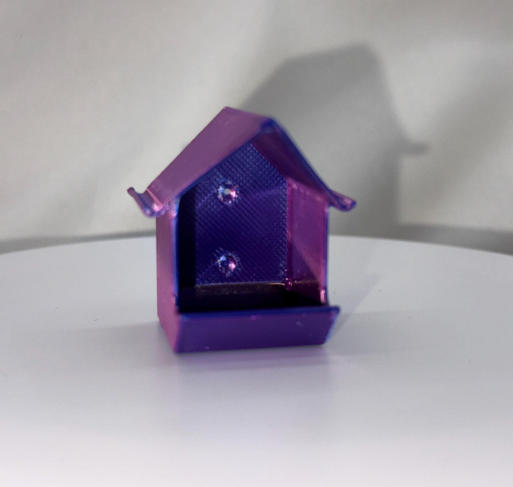 Birdhouse Hide for jumping spider enclosure, accessories, hide