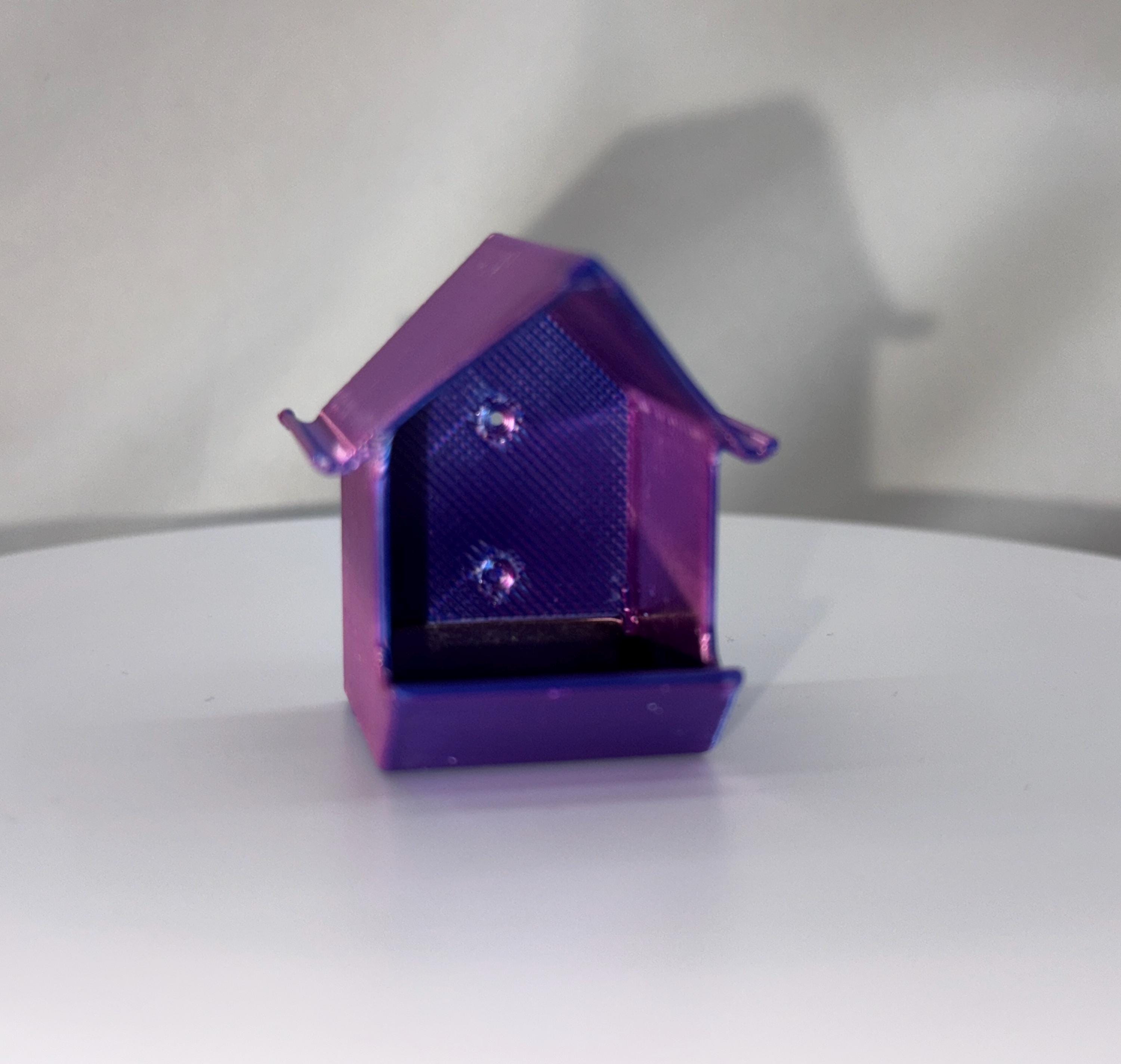 Birdhouse Hide for jumping spider enclosure, accessories, hide