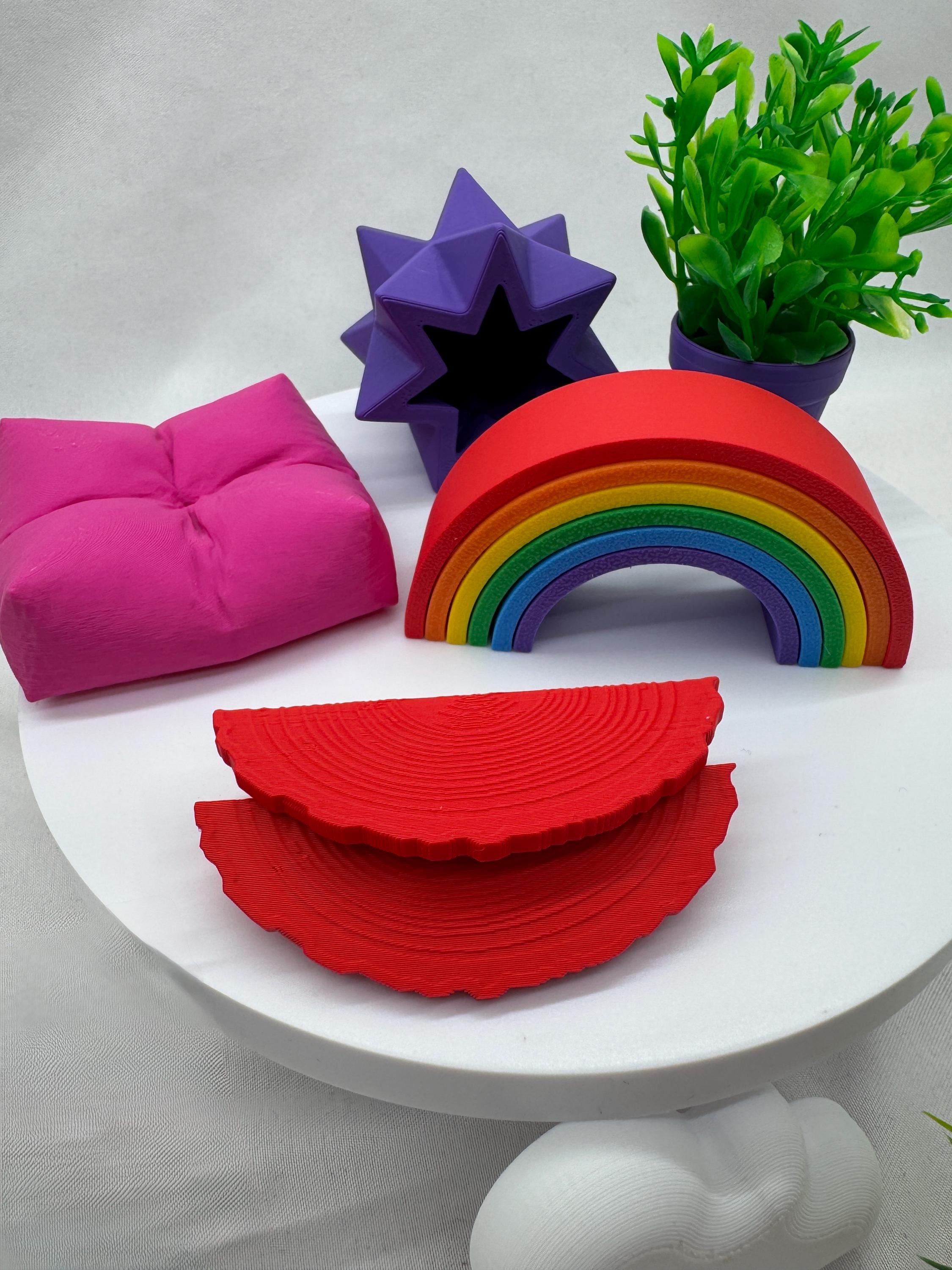 Rainbow Jumping Spider Enclosure Decor: Pride Accessories