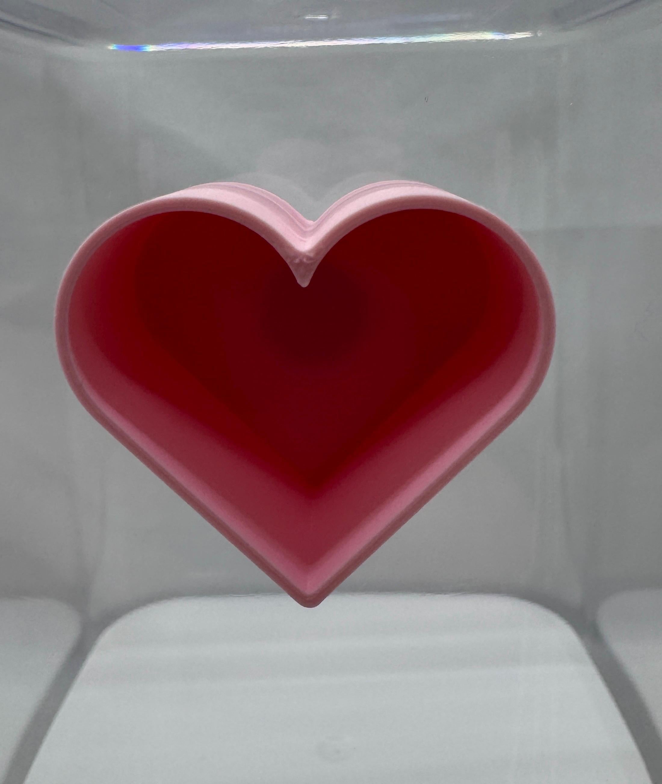 Heart hide for jumping spiders, 3D printed terrarium decor, handmade cute spider enclosure accessory, custom sizing available, magnetic.