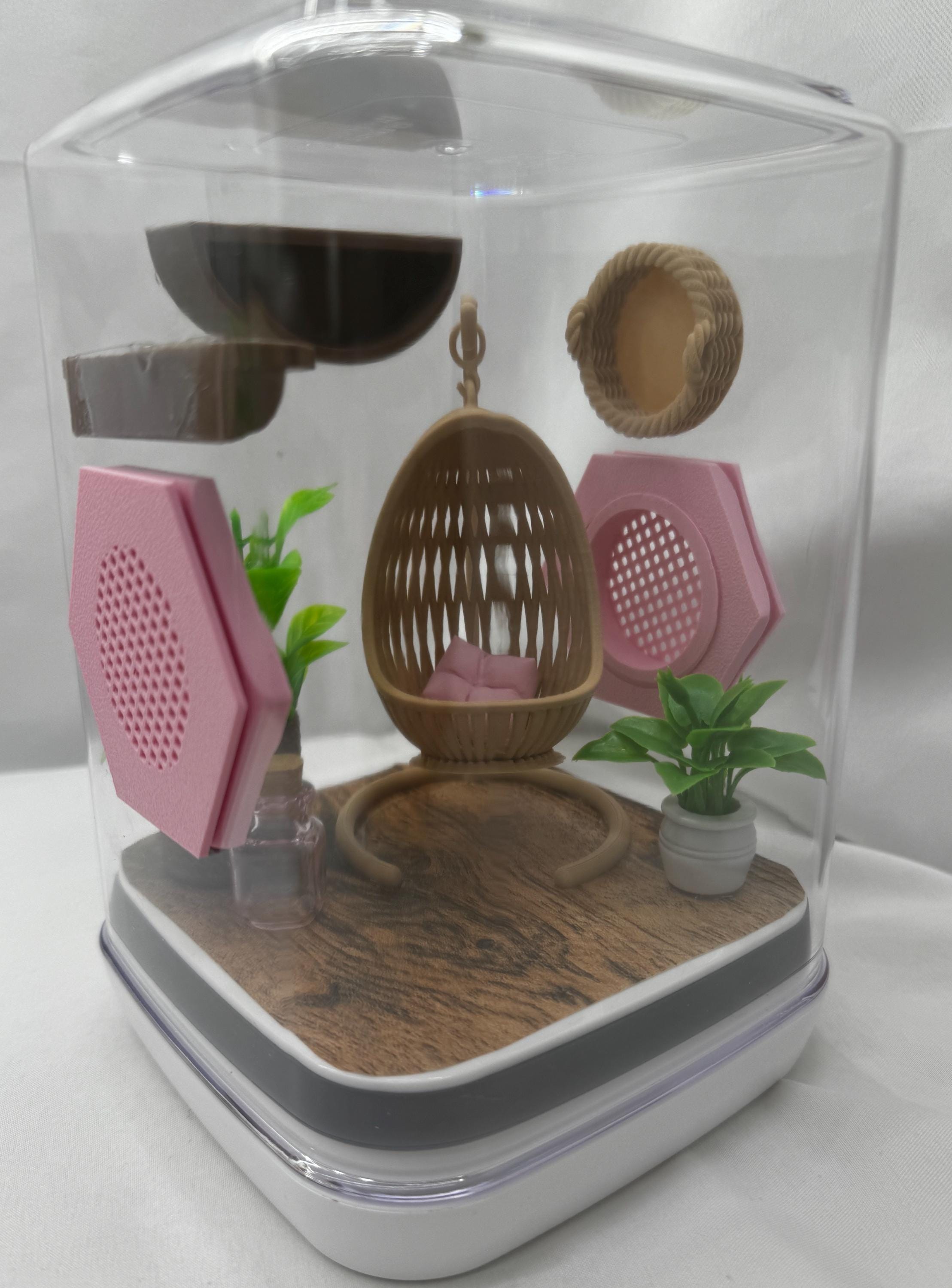 Accessory pack for Boho jumping spider decor, terrarium accessories