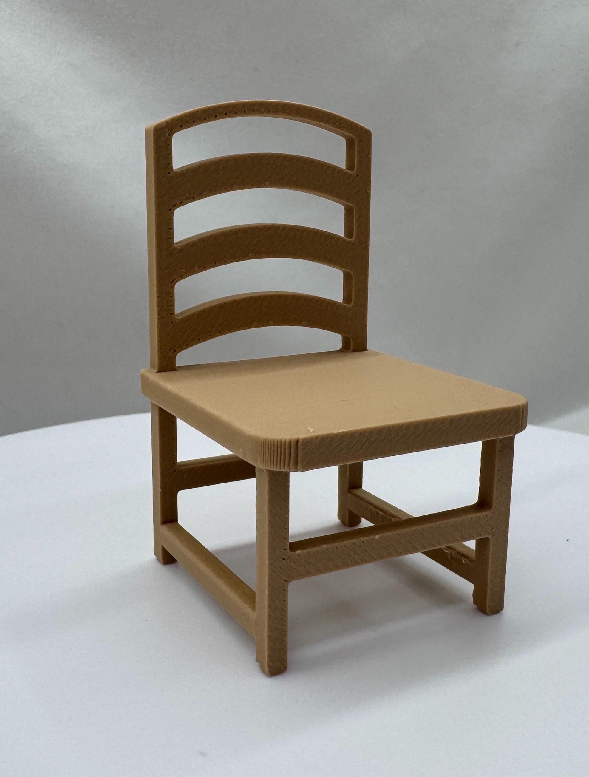 Miniature chair for jumping spider enclosure