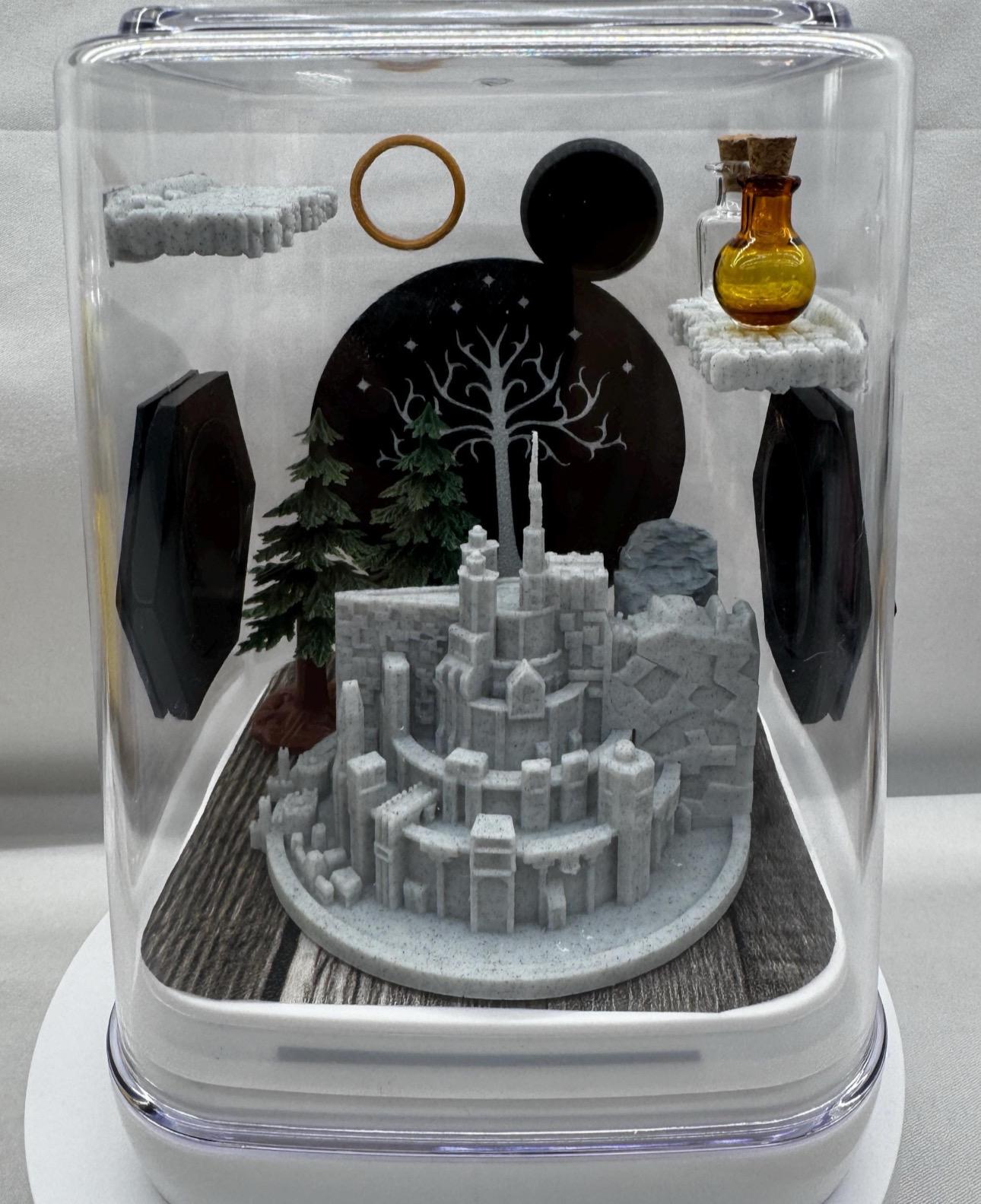 Castle Jumping Spider Enclosure: Acrylic Terrarium (5x5x7 inches)