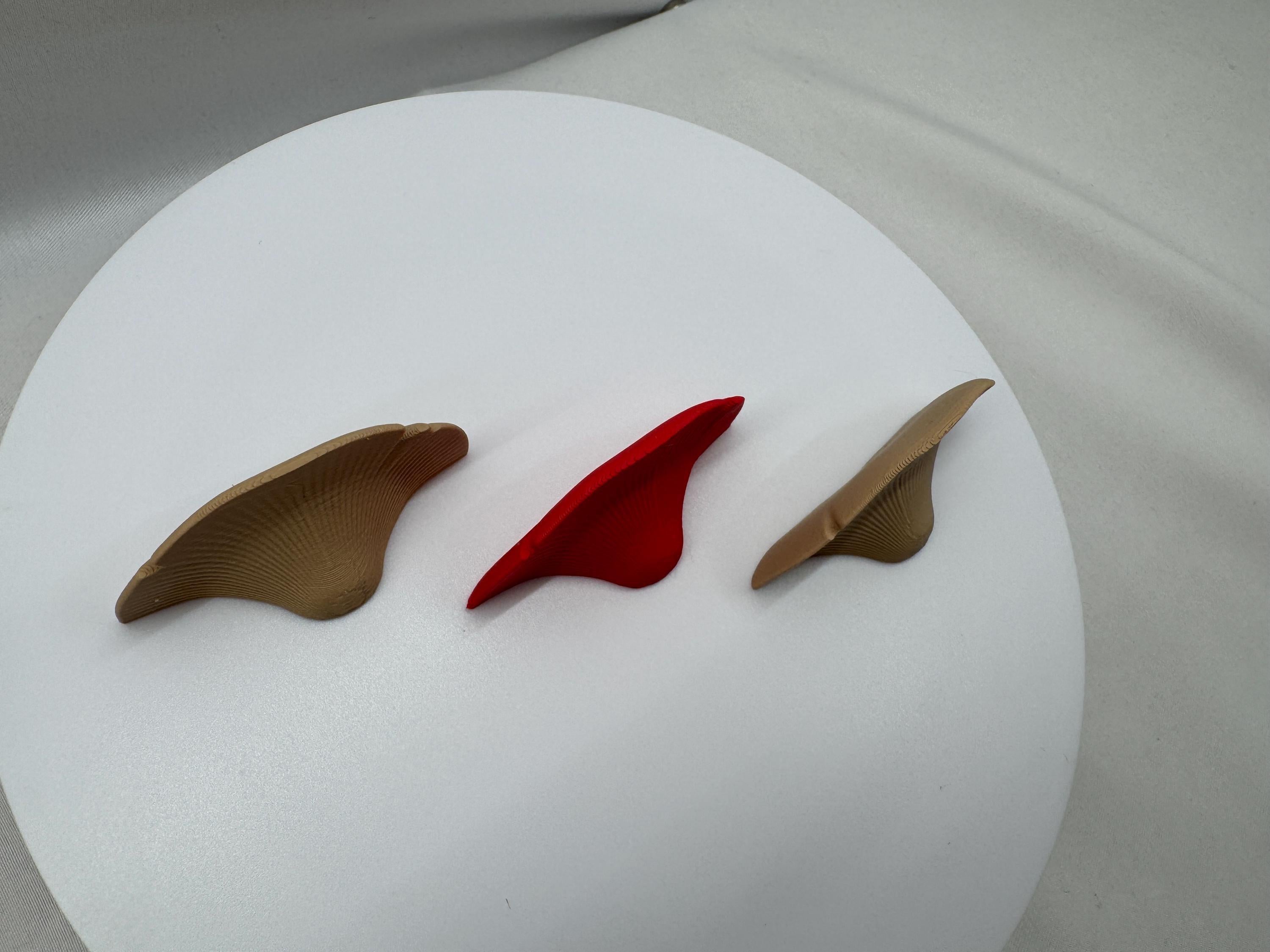 mushroom ledges, set of 3, jumping spider ledges, accessories