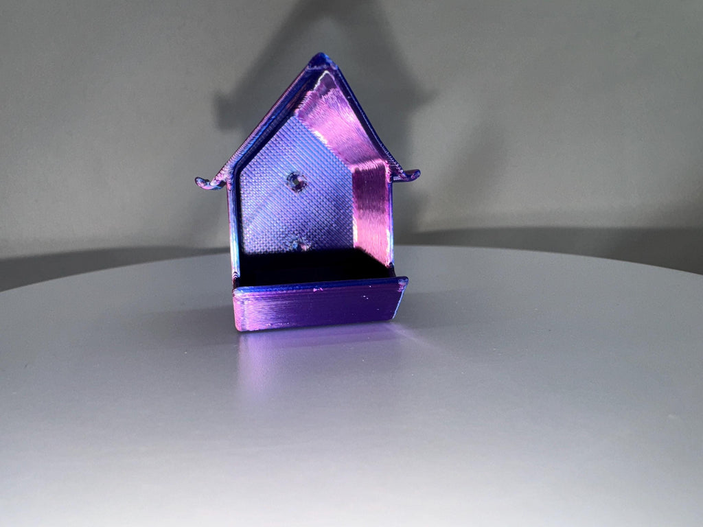 Birdhouse Hide for jumping spider enclosure, accessories, hide