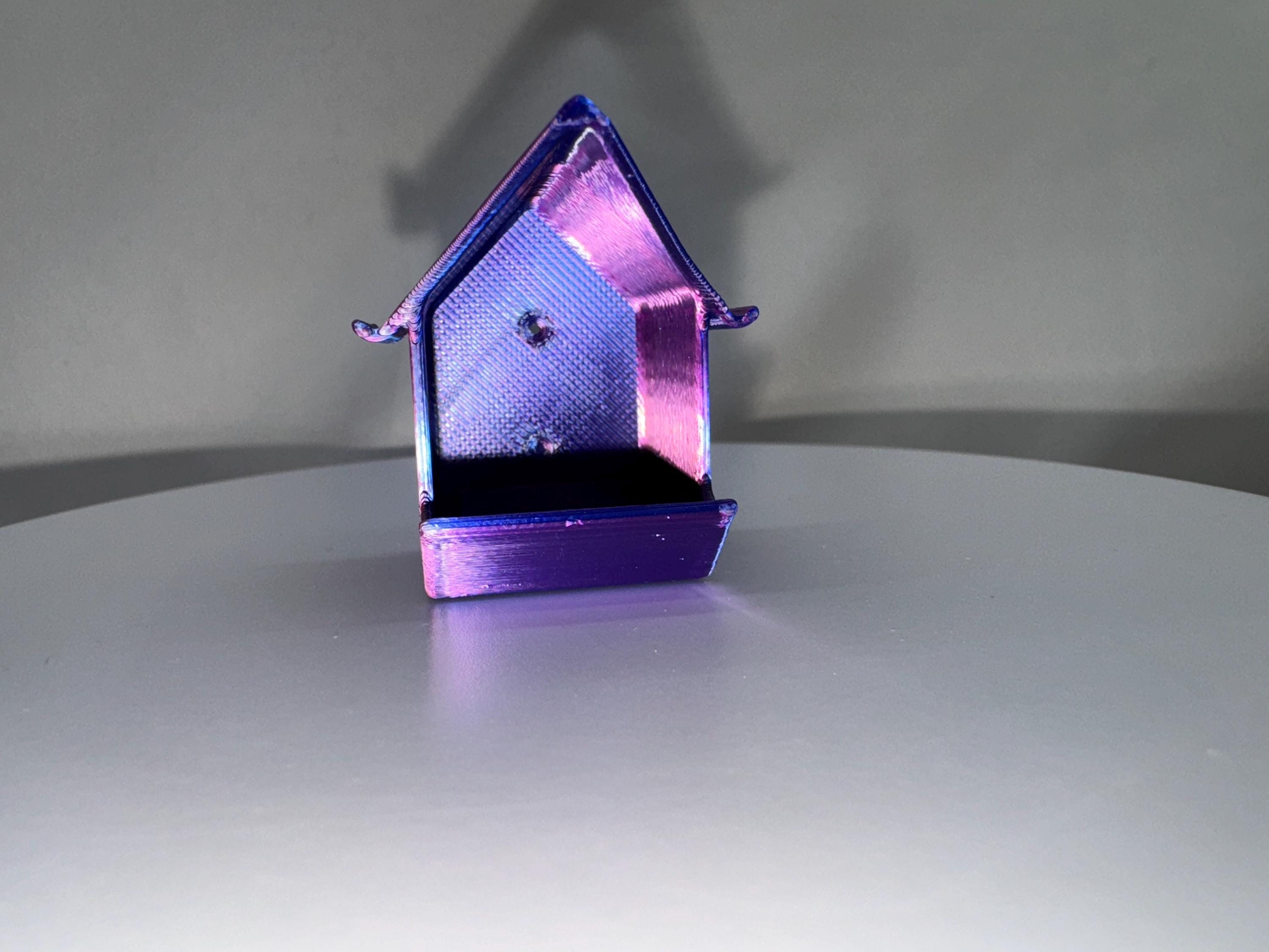 Birdhouse Hide for jumping spider enclosure, accessories, hide