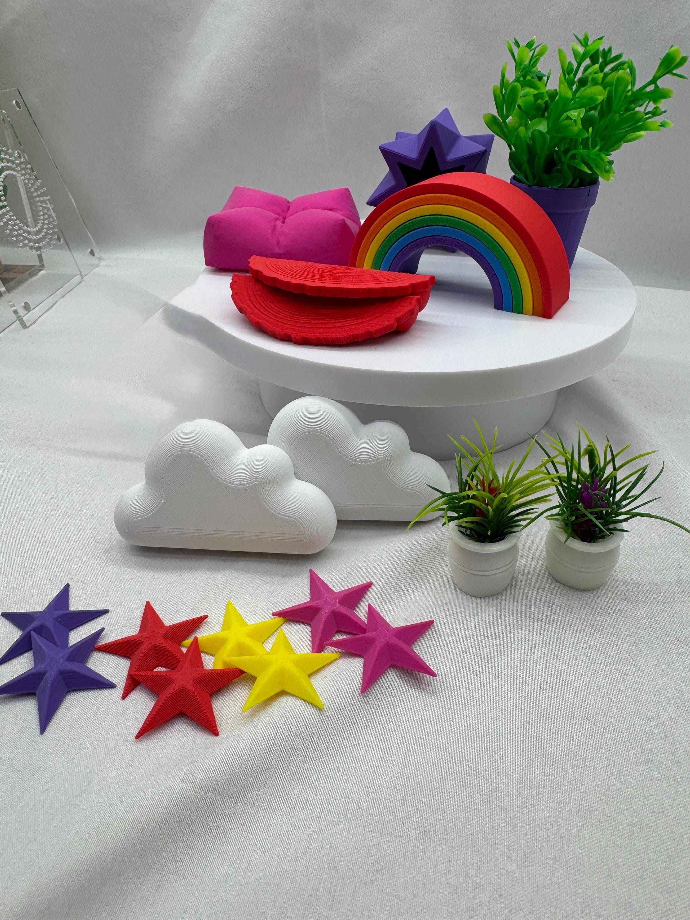 Rainbow Jumping Spider Enclosure Decor: Pride Accessories