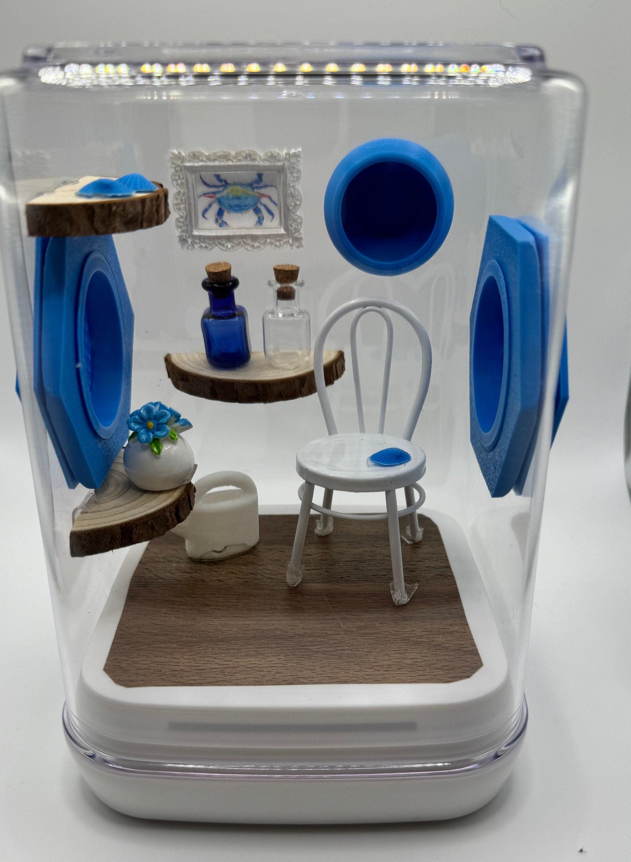Accessory Pack for The Beach Cottage jumping spider enclosure, accessories, 3d printed