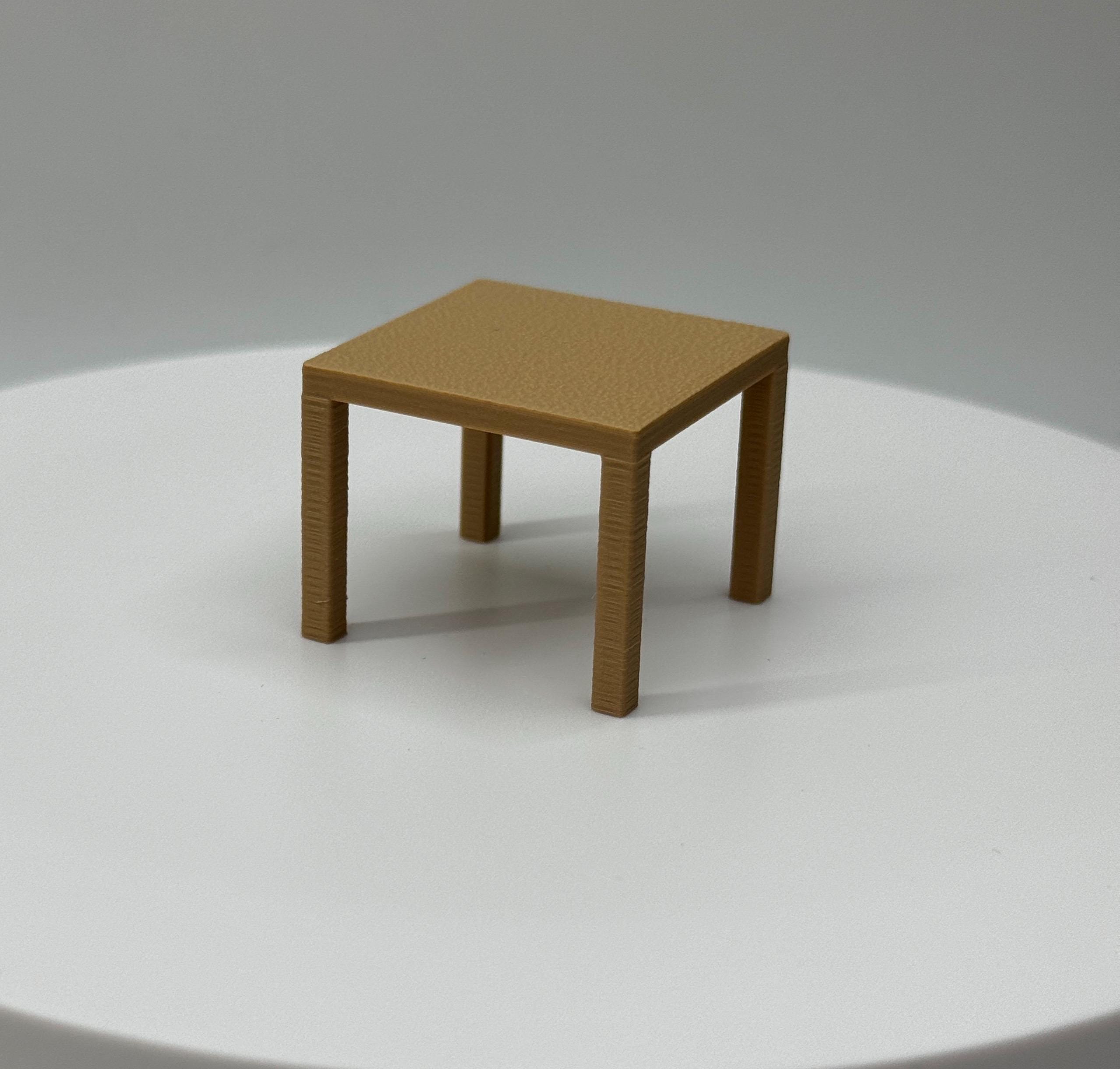 Square Side Table for jumping spider enclosure