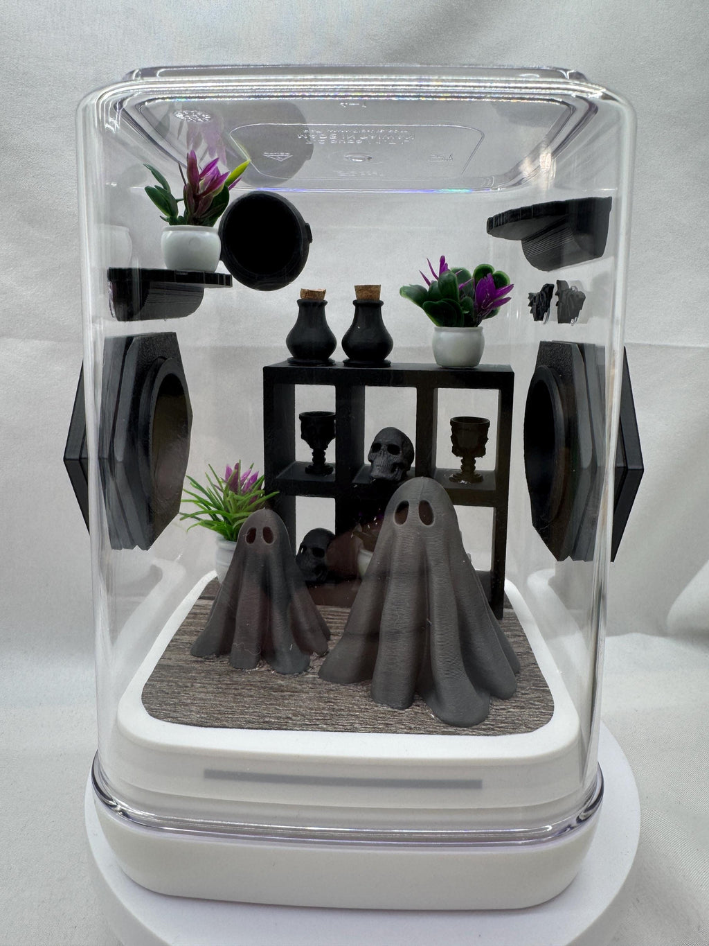 Jumping Spider Enclosure, Haunted Ghost Mansion, Spooky Decor, Acrylic, 3D Printed