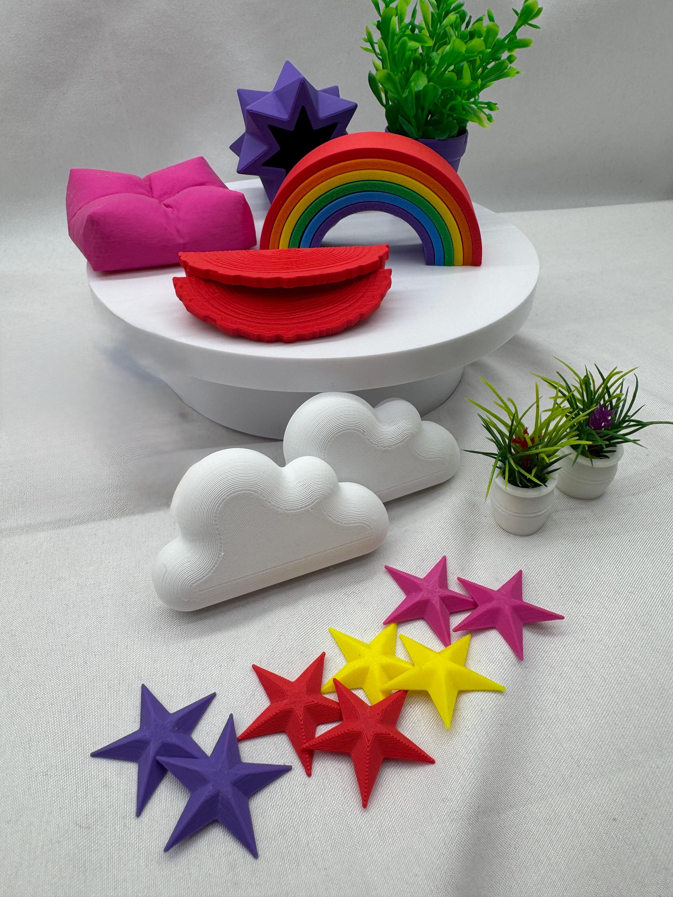 Rainbow Jumping Spider Enclosure Decor: Pride Accessories