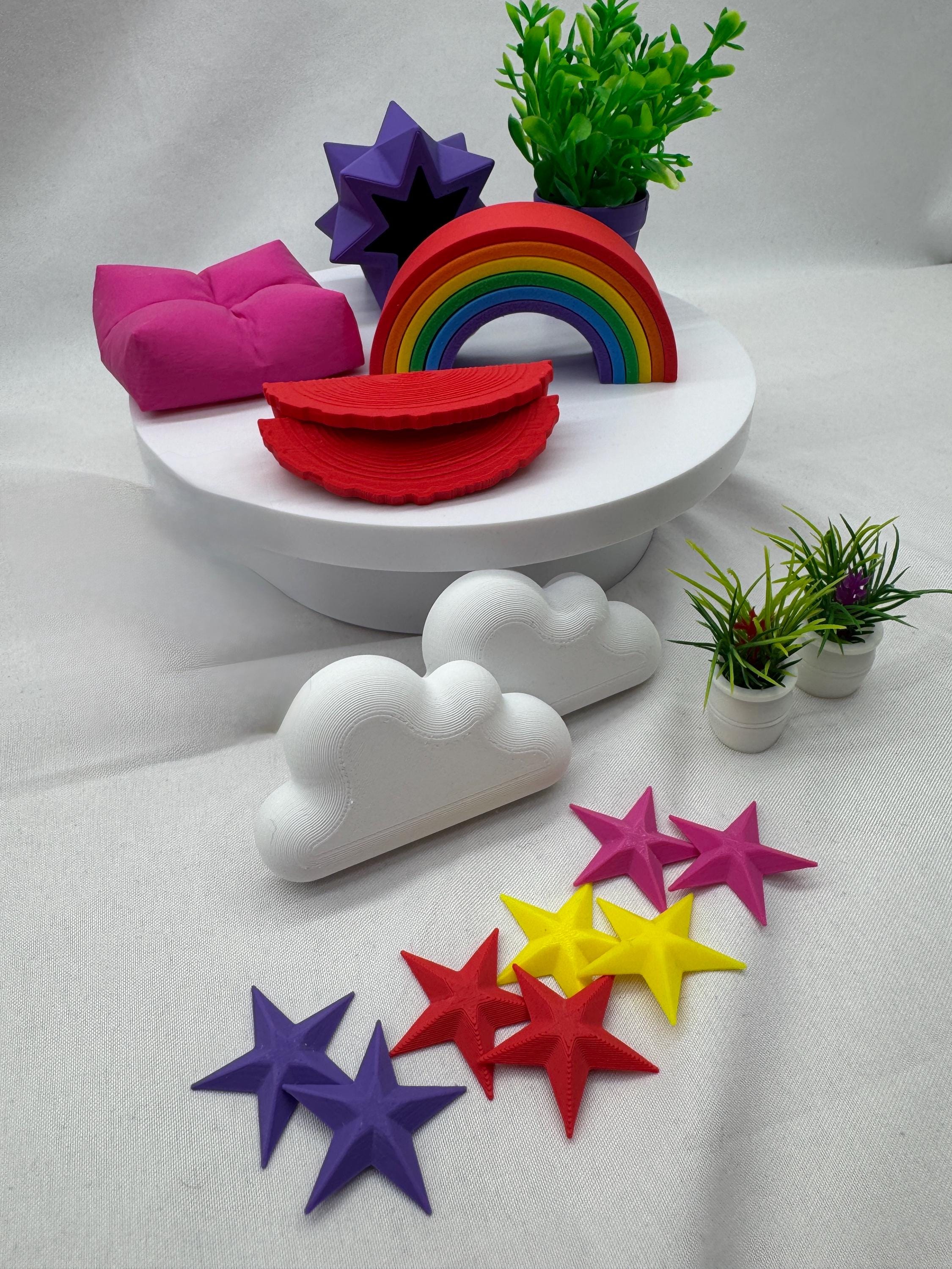 Rainbow Jumping Spider Enclosure Decor: Pride Accessories
