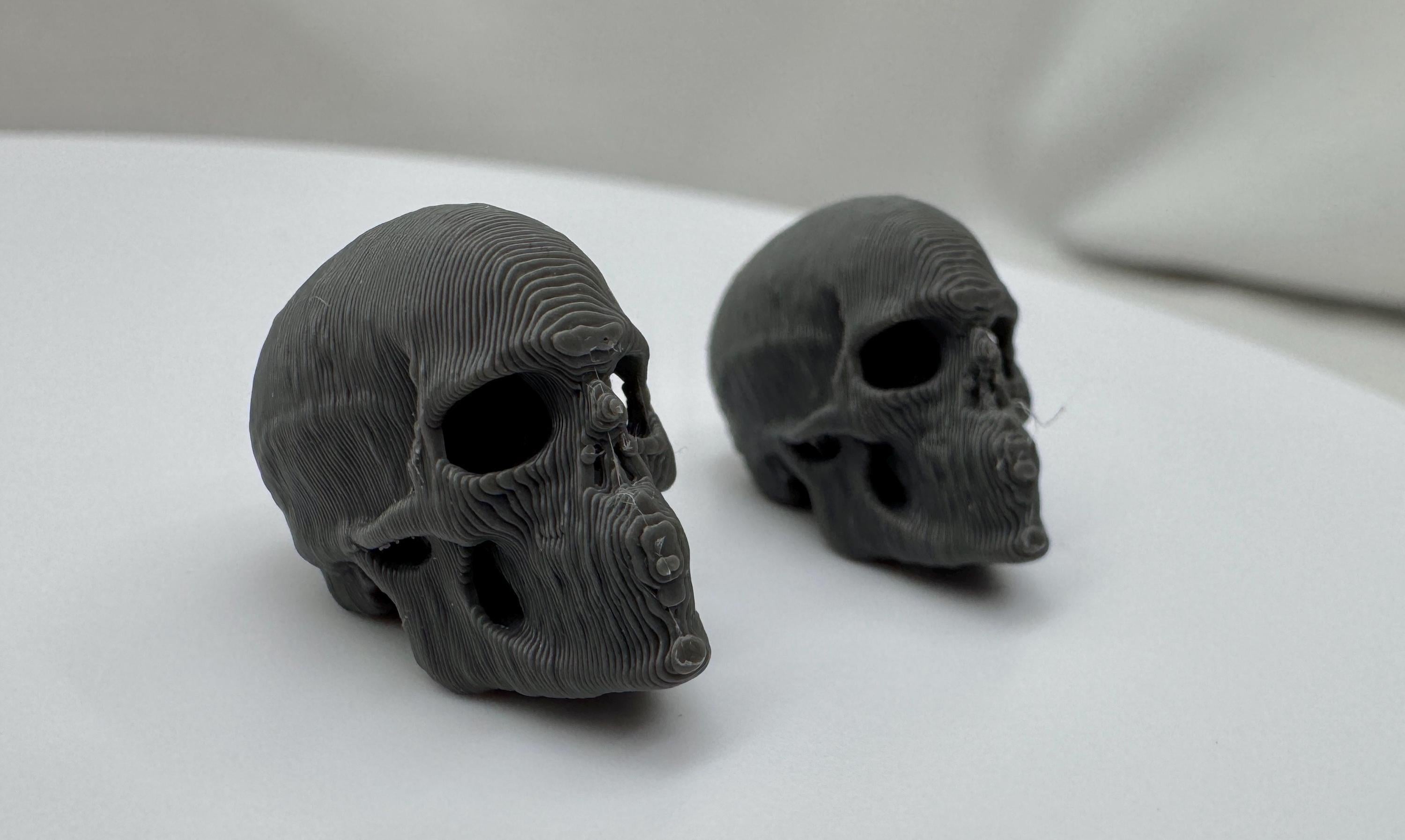 3D Printed Spider Skulls: Spooky Enclosure Decor, Set of 2