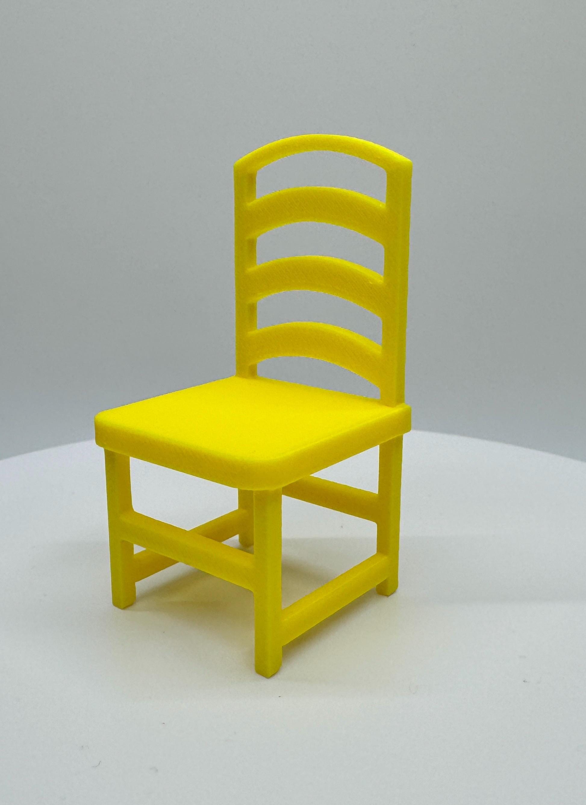 Miniature chair for jumping spider enclosure