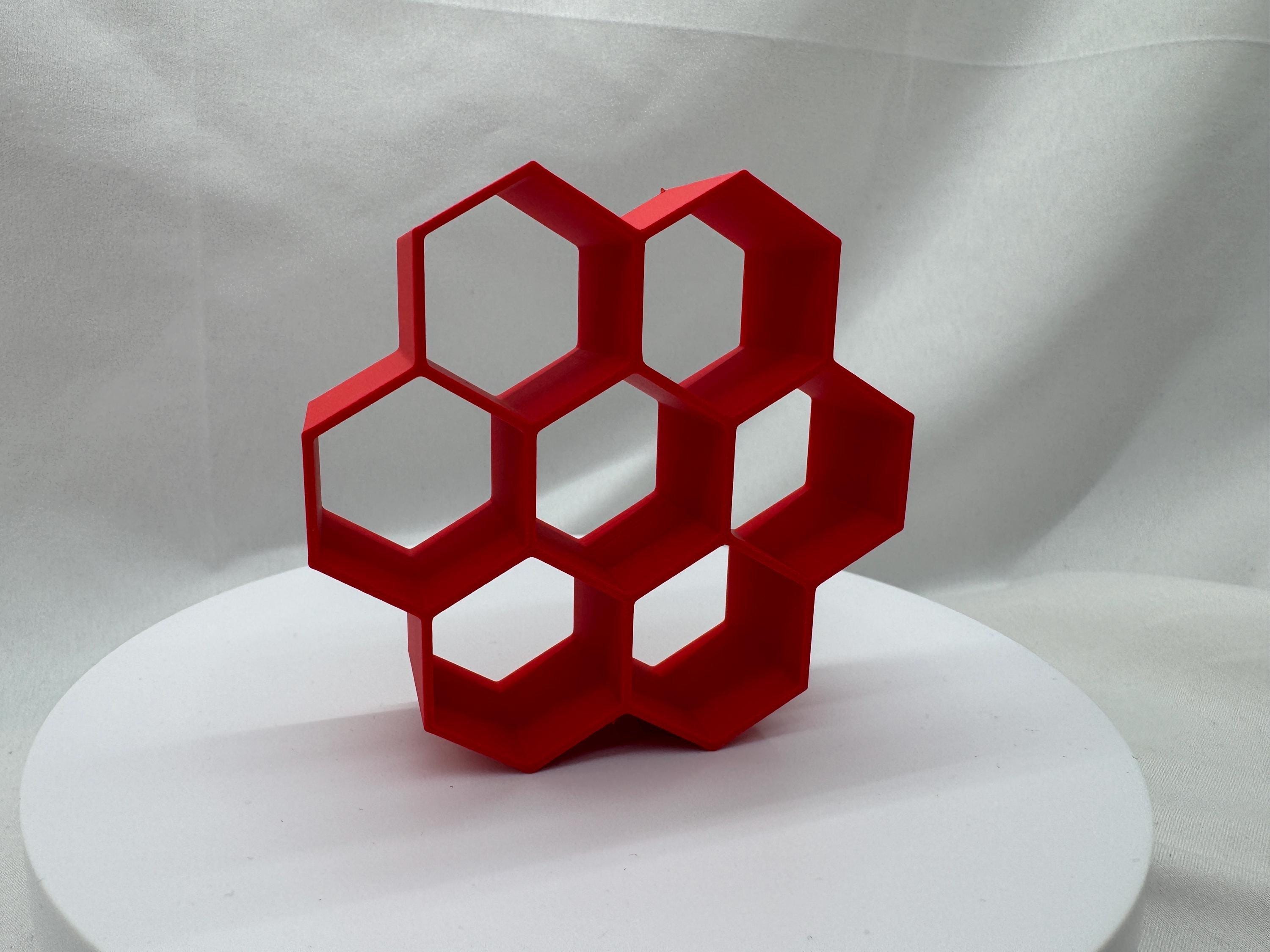 Honeycomb Hide for Jumping Spider Enclosure (3x3 inches)